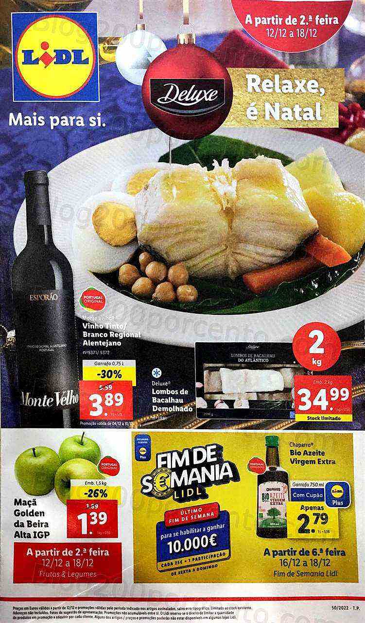 Antevisão Folheto LIDL Promoções de 12 a 18 dezembro