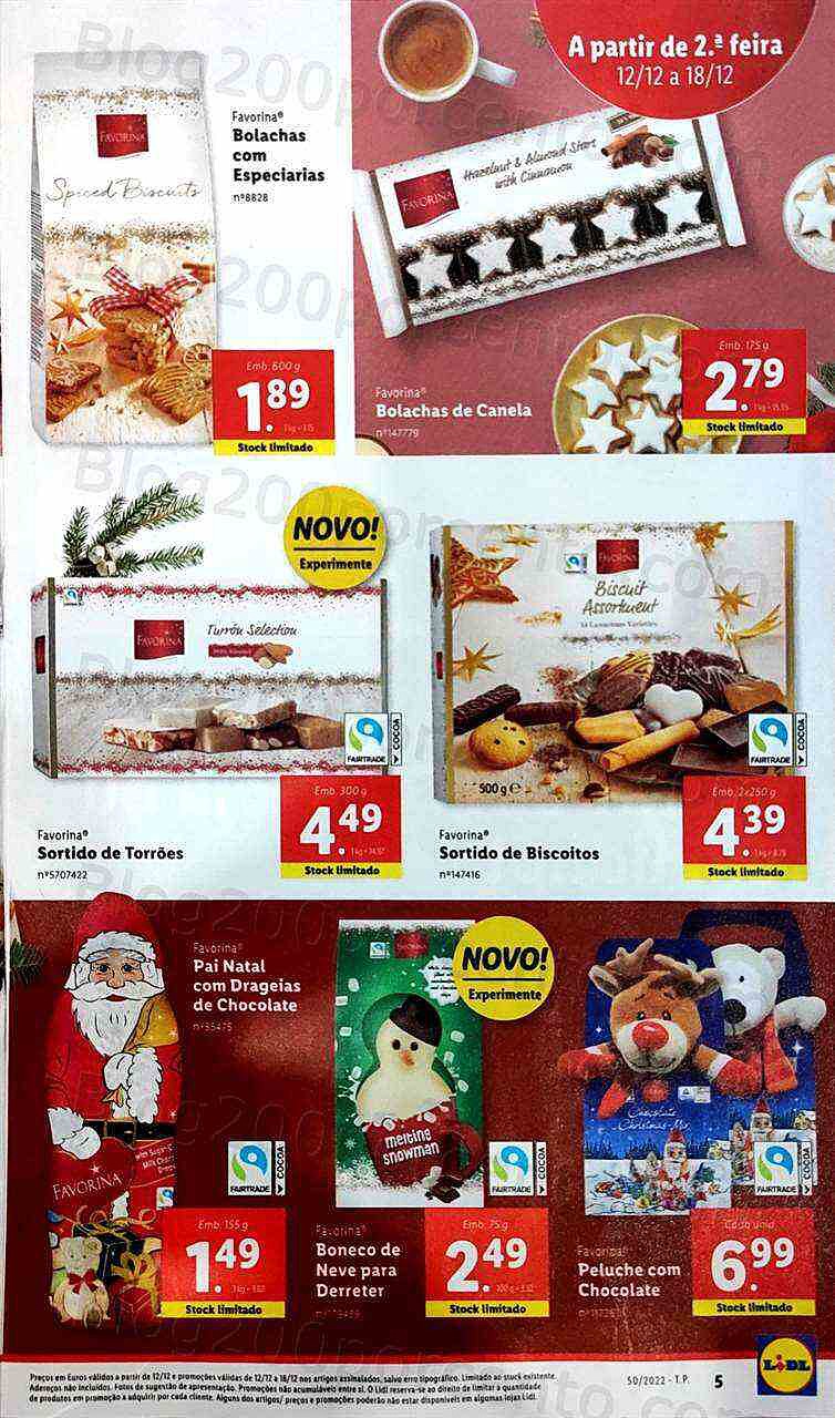 Antevisão Folheto LIDL Promoções de 12 a 18 dezembro