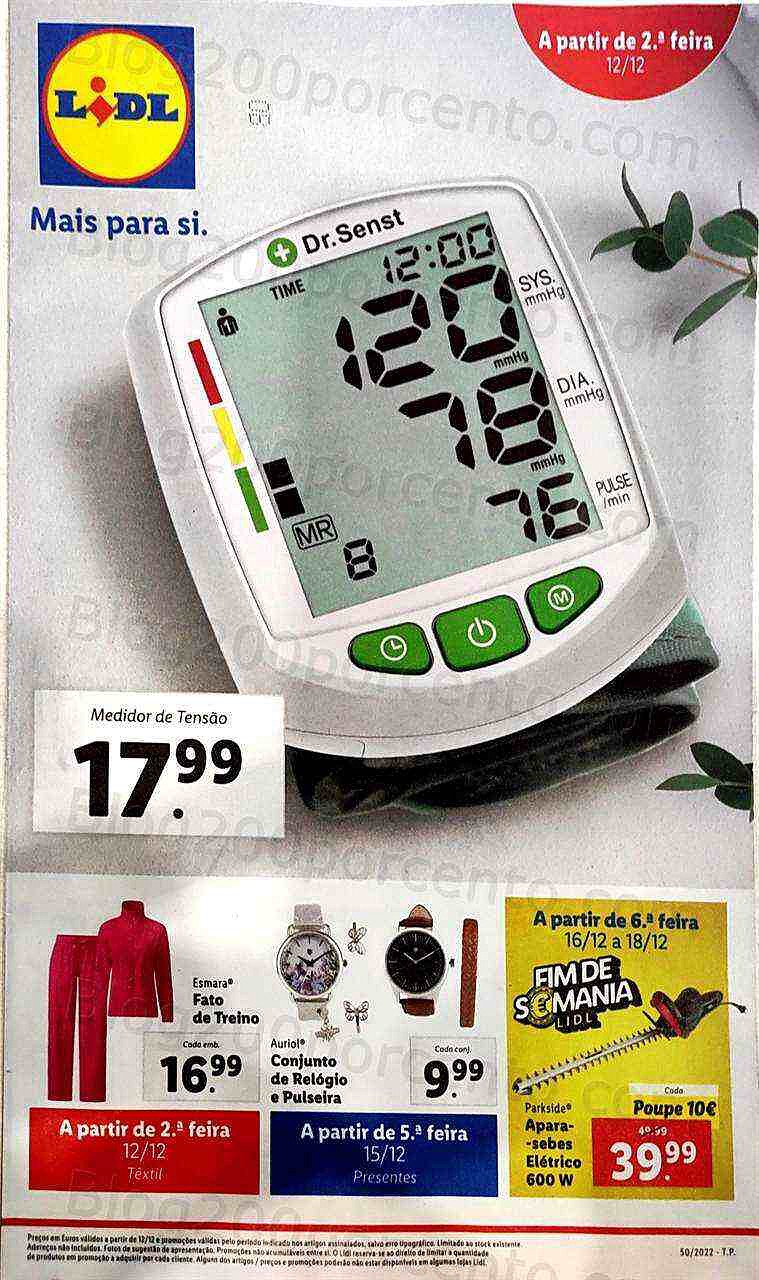 Antevisão Folheto LIDL Bazar Promoções a partir de 12 dezembro