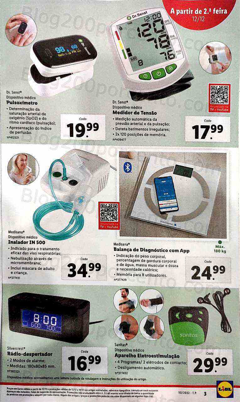 Antevisão Folheto LIDL Bazar Promoções a partir de 12 dezembro