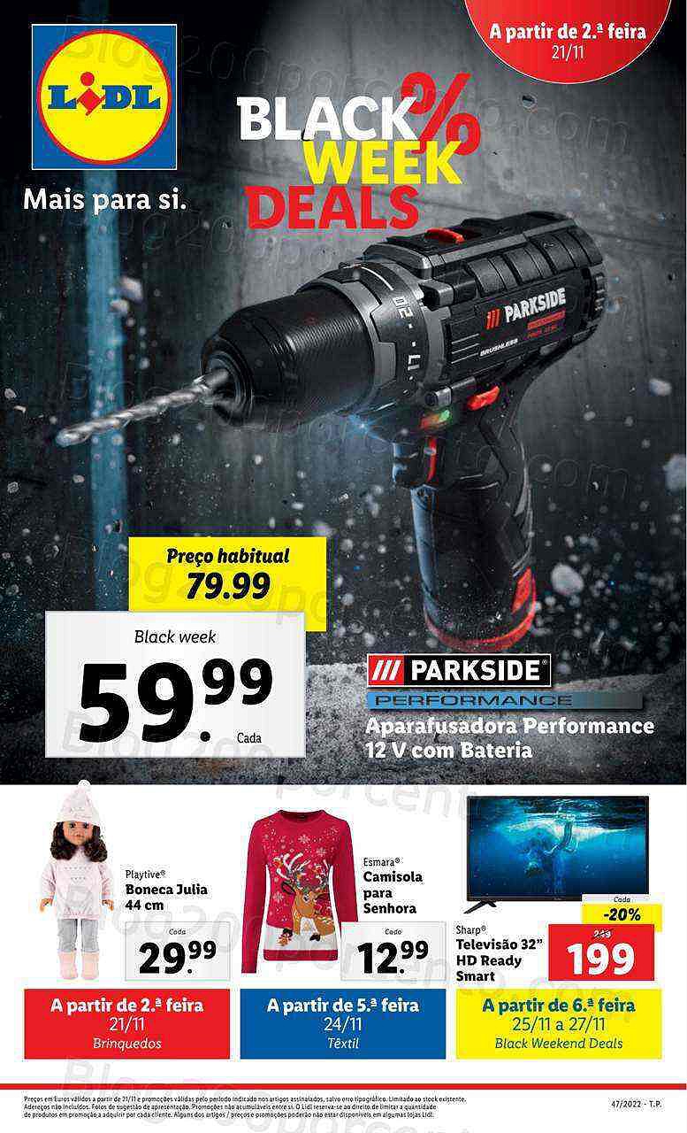 Antevisão Folheto LIDL Promoções de 21 a 27 novembro - Edição Digital