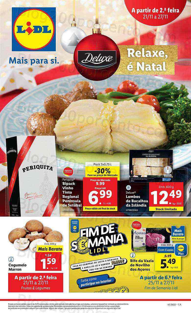 Antevisão Folheto LIDL Promoções de 21 a 27 novembro - Edição Digital