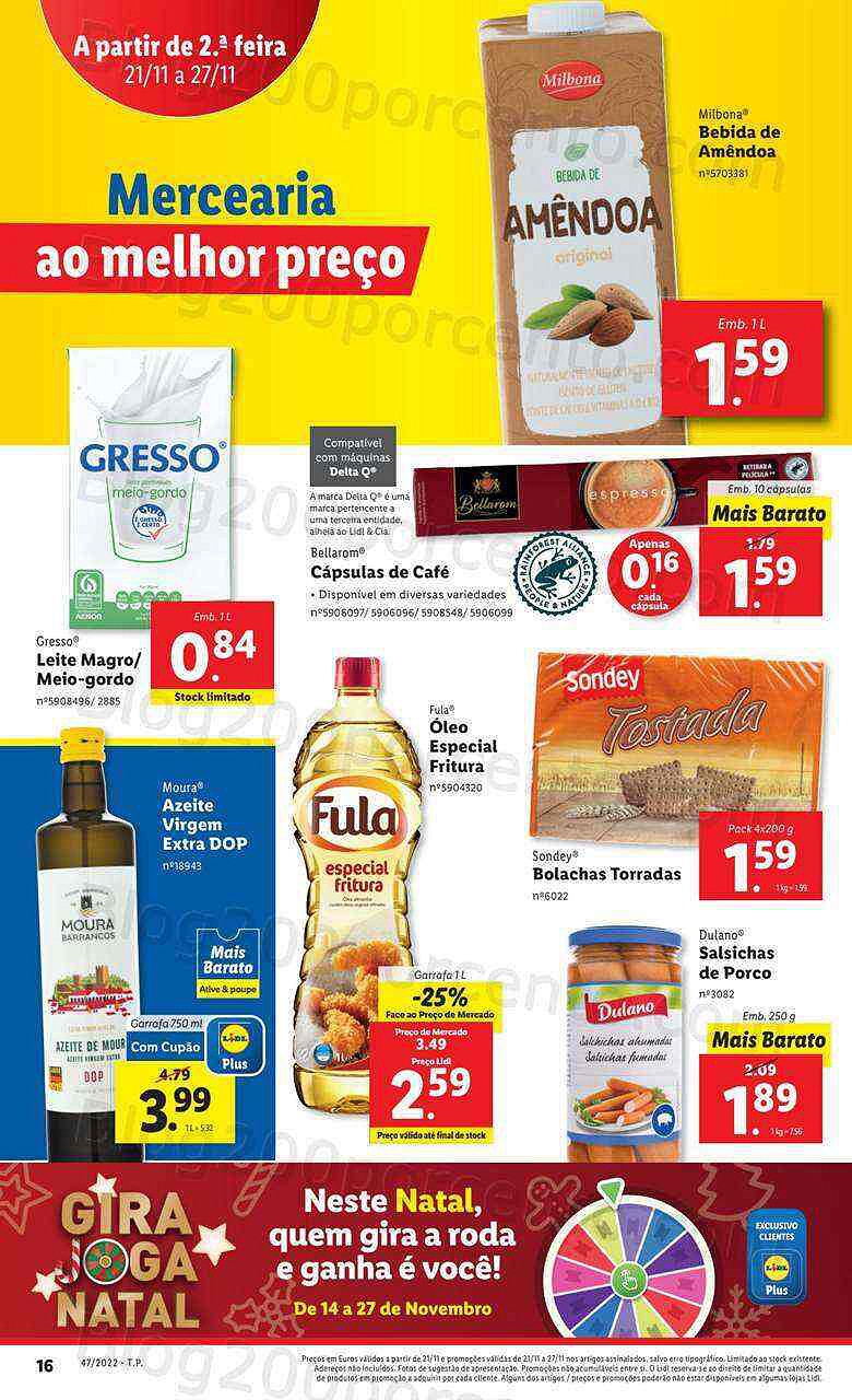 Antevisão Folheto LIDL Promoções de 21 a 27 novembro - Edição Digital