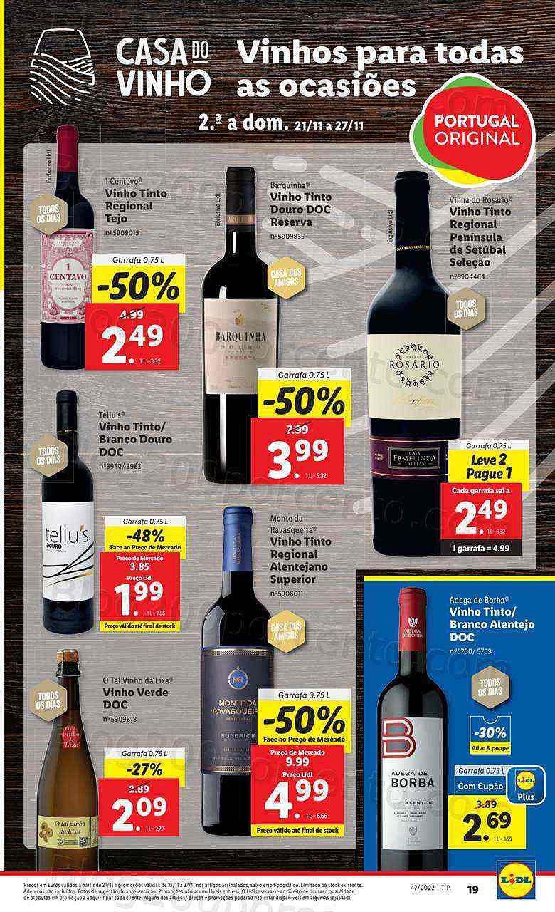 Antevisão Folheto LIDL Promoções de 21 a 27 novembro - Edição Digital