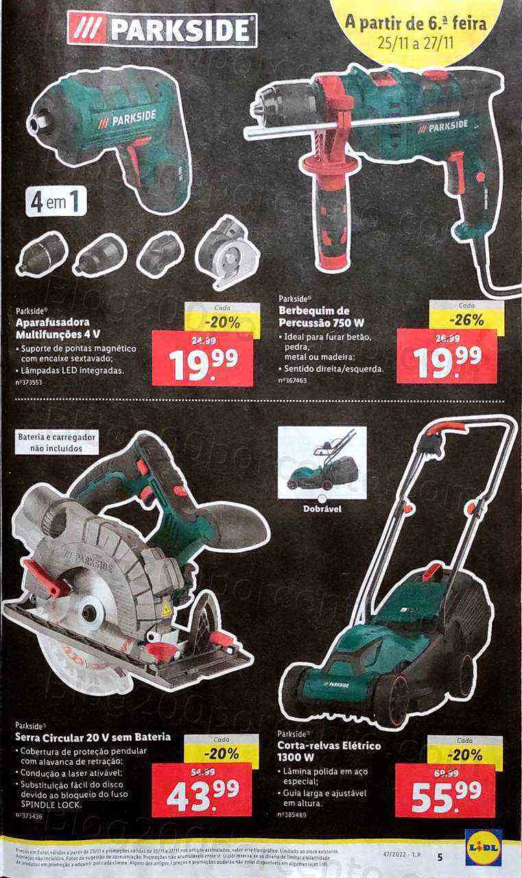 Antevisão Folheto LIDL Black Weekend Promoções de 24 a 27 novembro