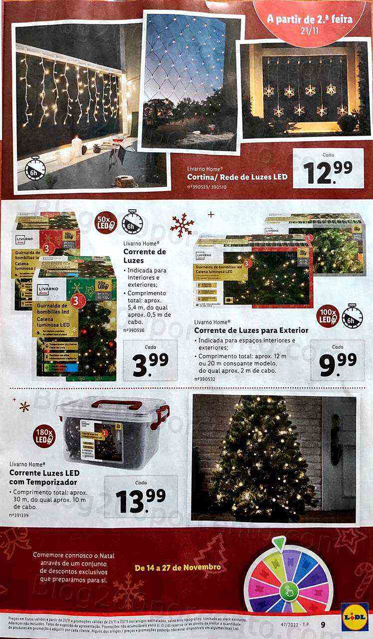 Antevisão Folheto LIDL Bazar Promoções a partir de 21 novembro