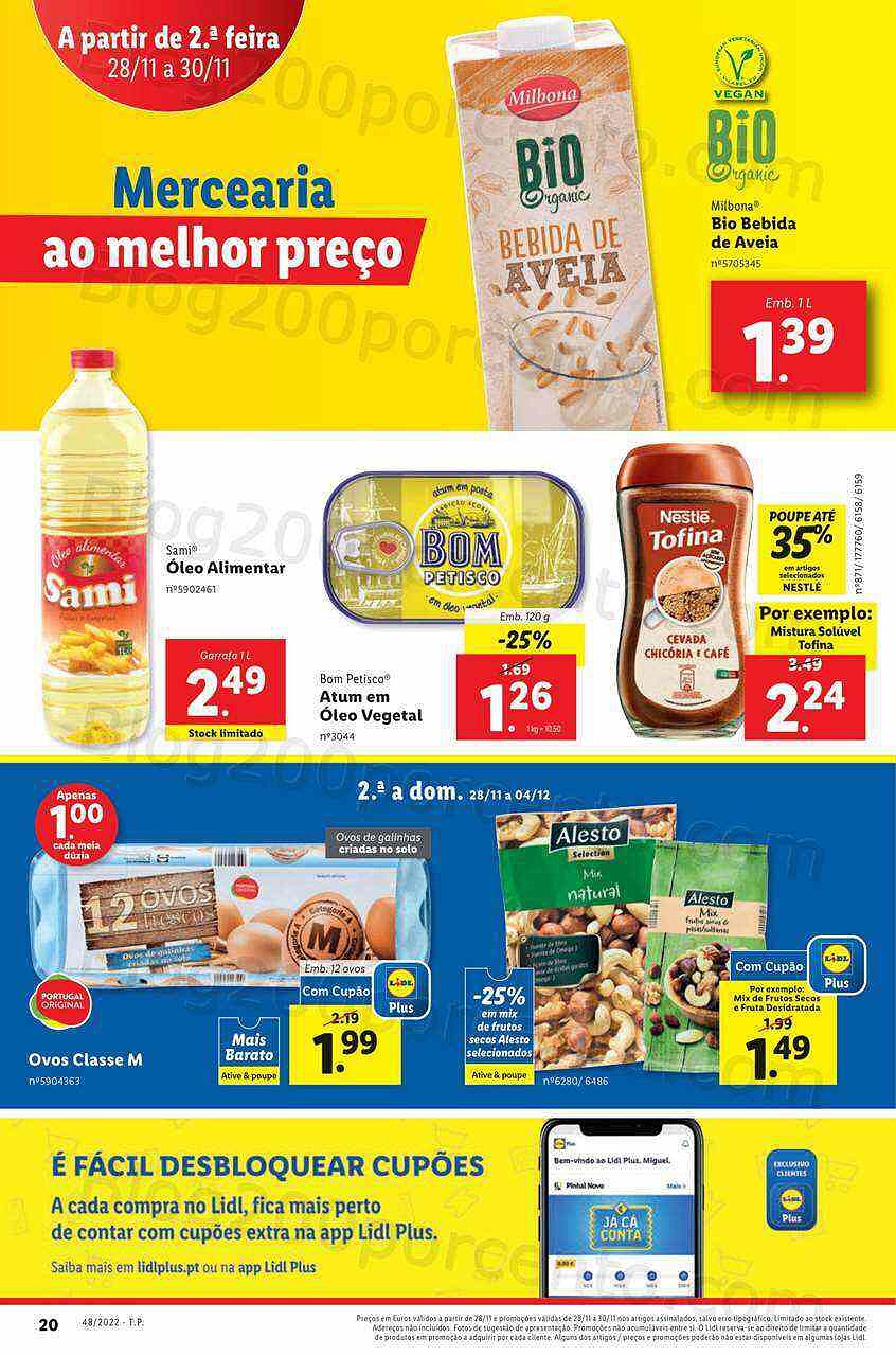 Antevisão Folheto LIDL Promoções de 28 novembro a 4 dezembro - Edição Digital