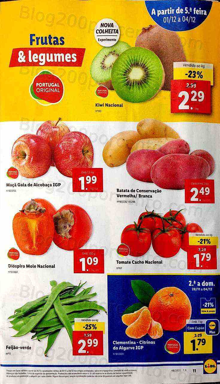 Antevisão Folheto LIDL Promoções de 28 novembro a 4 dezembro