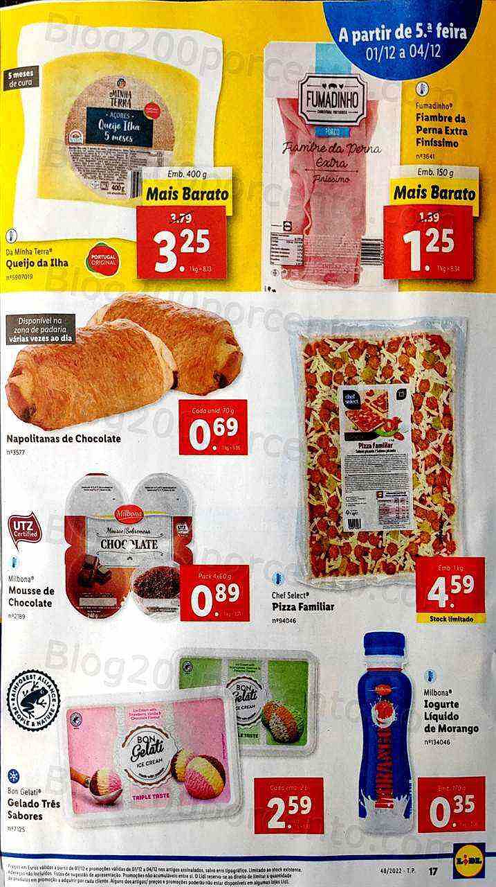 Antevisão Folheto LIDL Promoções de 28 novembro a 4 dezembro