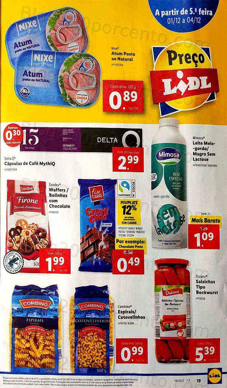 Antevisão Folheto LIDL Promoções de 28 novembro a 4 dezembro