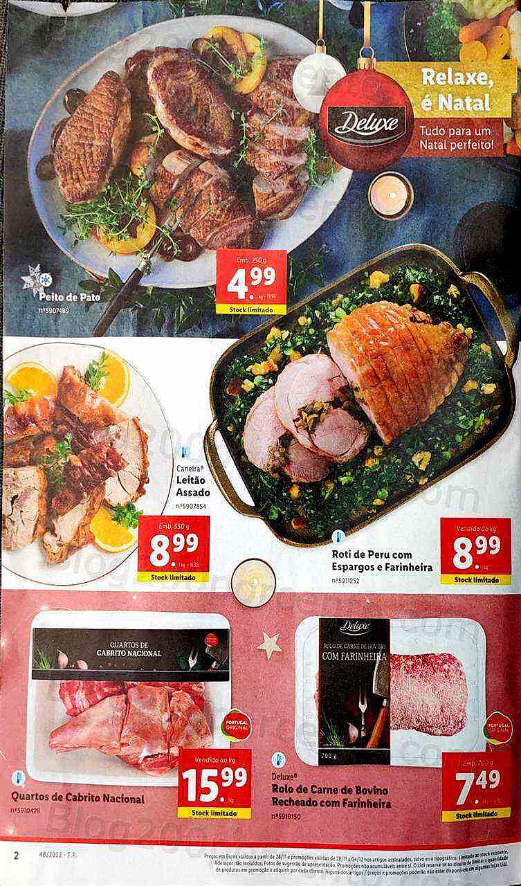 Antevisão Folheto LIDL Promoções de 28 novembro a 4 dezembro