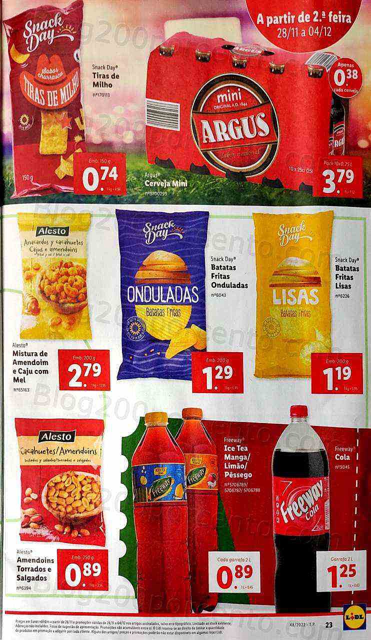 Antevisão Folheto LIDL Especial Mundial Promoções 28 novembro a 4 dezembro