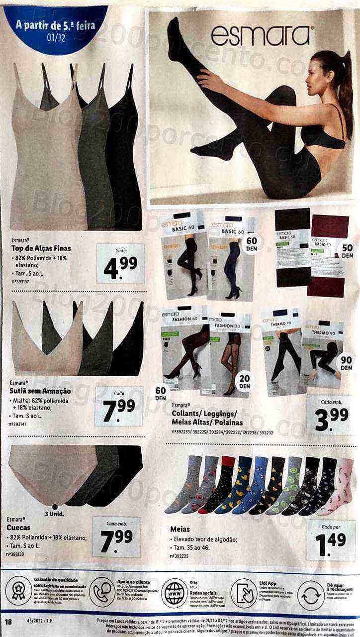 Antevisão Folheto LIDL Bazar Promoções a partir de 1 dezembro