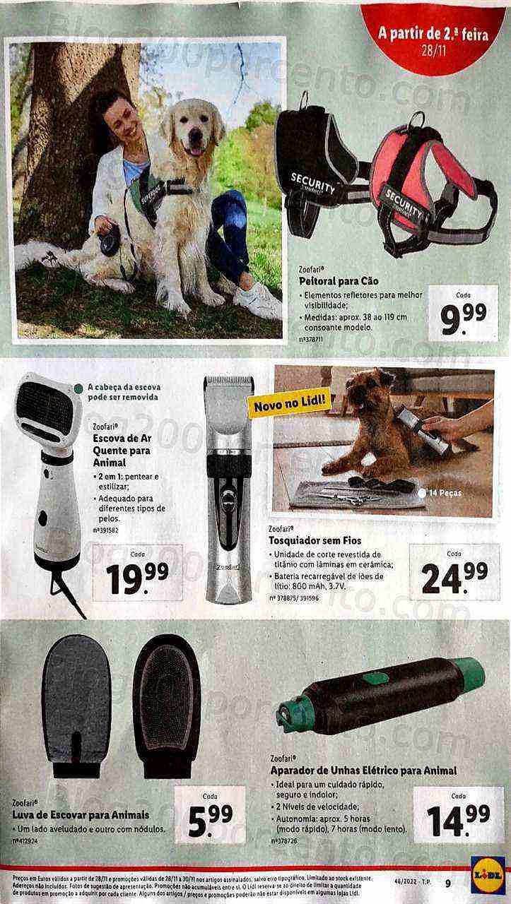 Antevisão Folheto LIDL Bazar Promoções a partir de 28 novembro