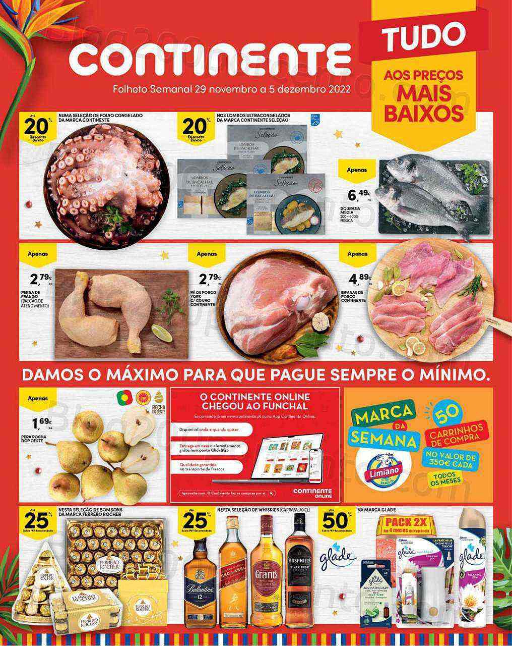 Antevisão Folheto CONTINENTE Madeira Promoções de 29 novembro a 5 dezembro
