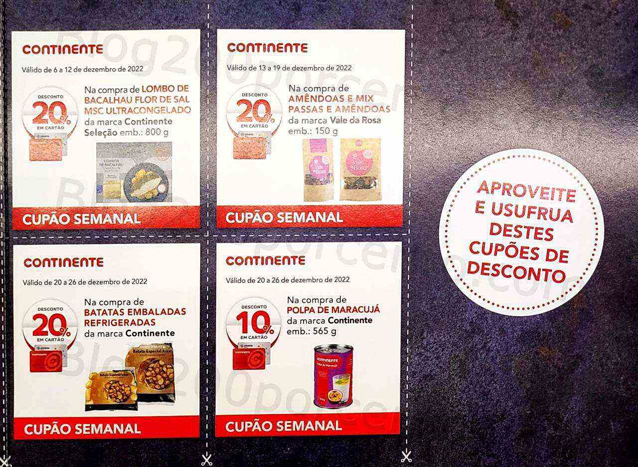 Antevisão Revista CONTINENTE Magazine Natal e Seus Vales de Desconto