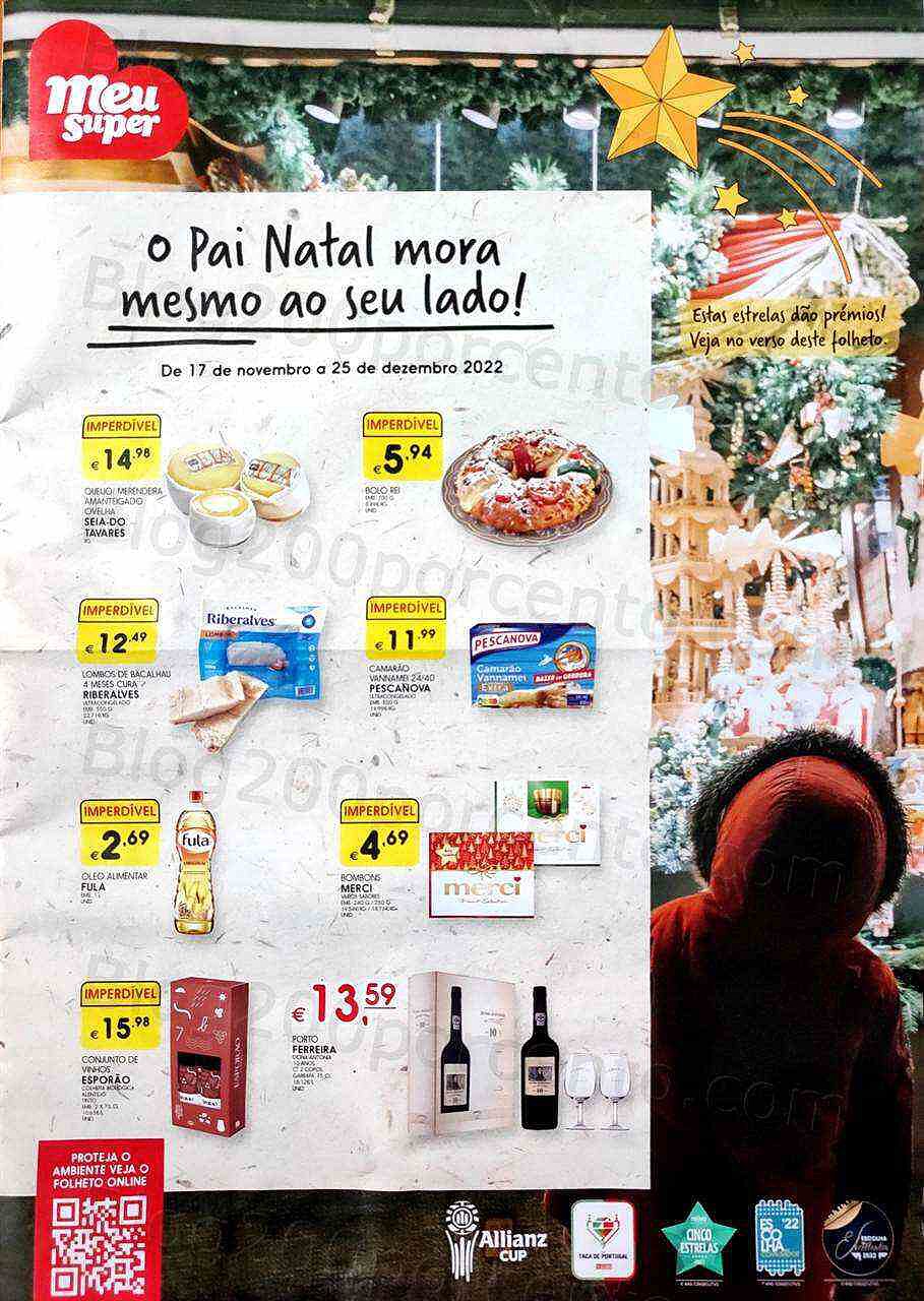 Antevisão Folheto MEU SUPER Natal Promoções de 17 novembro a 25 dezembro