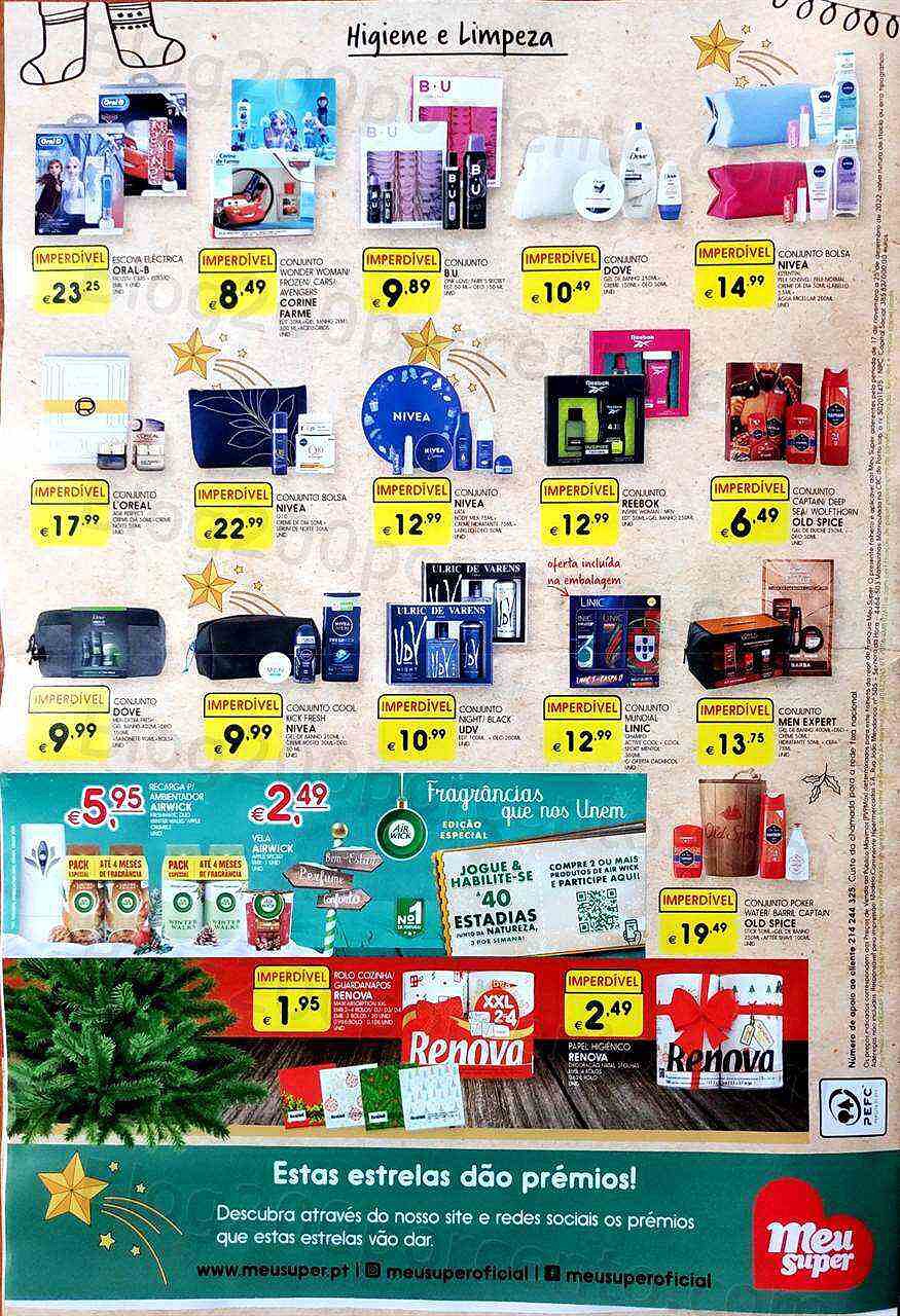 Antevisão Folheto MEU SUPER Natal Promoções de 17 novembro a 25 dezembro