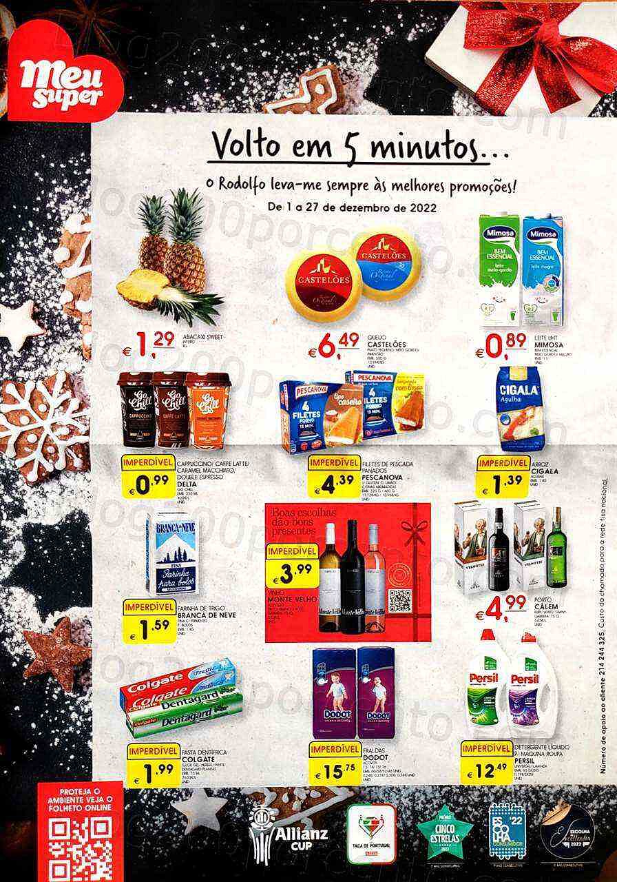 Antevisão Folheto MEU SUPER Natal Promoções de 1 a 27 dezembro