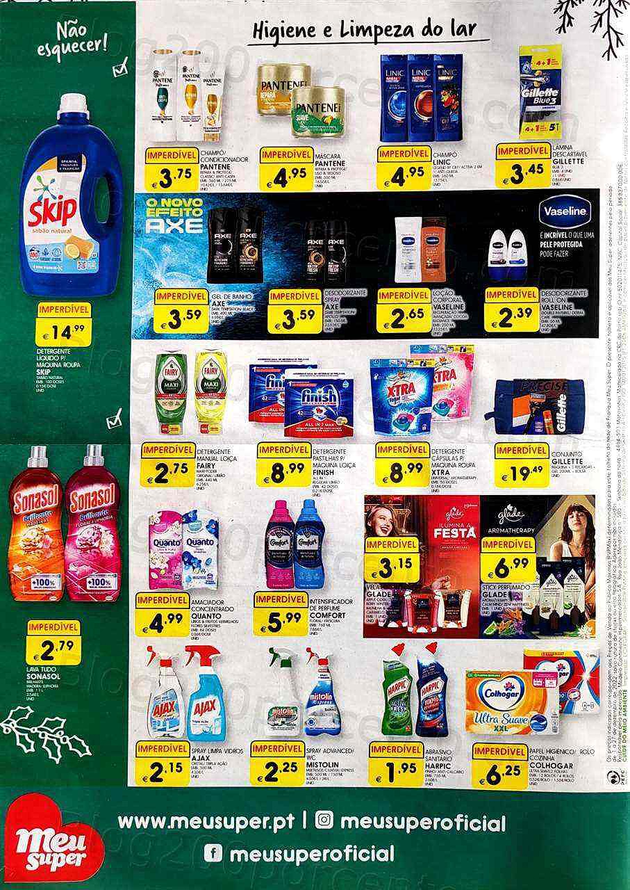 Antevisão Folheto MEU SUPER Natal Promoções de 1 a 27 dezembro