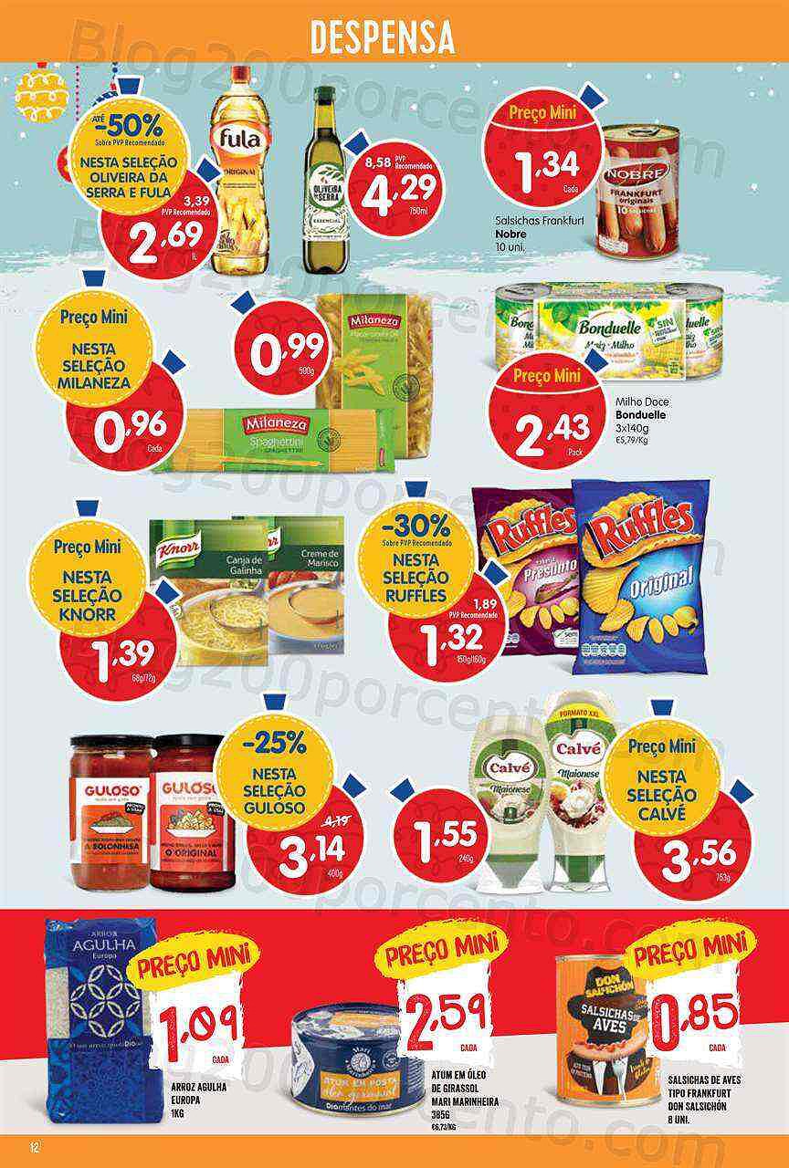 Antevisão Folheto MINIPREÇO Promoções de 8 a 14 dezembro