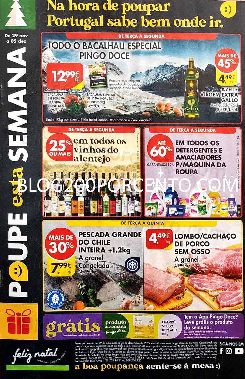 Antevisão Folheto PINGO DOCE Promoções de 29 novembro a 5 dezembro
