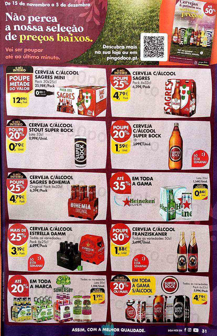 Antevisão Folheto PINGO DOCE Promoções de 29 novembro a 5 dezembro