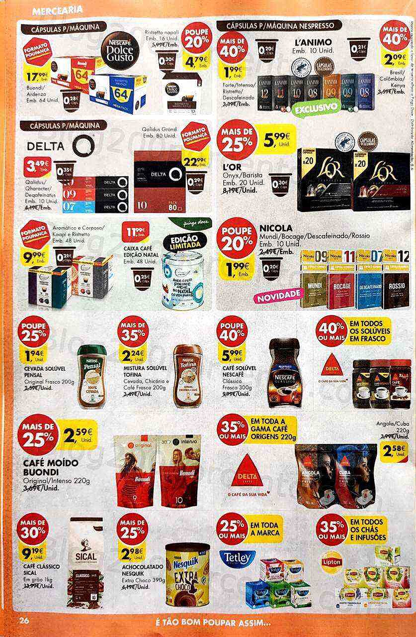 Antevisão Folheto PINGO DOCE Promoções de 6 a 12 dezembro
