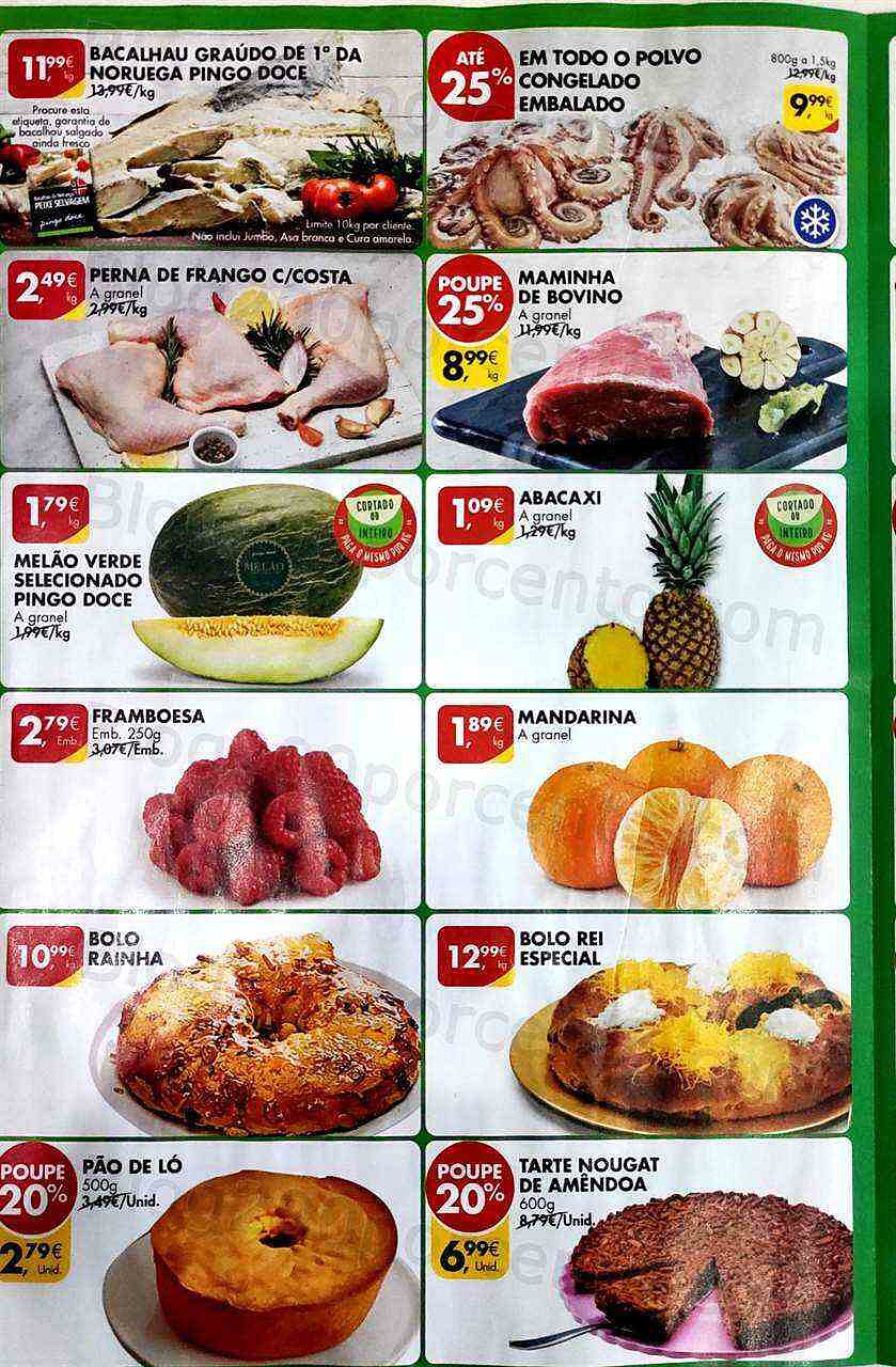 Antevisão Folheto PINGO DOCE Promoções Fim de Semana - 1 a 5 dezembro