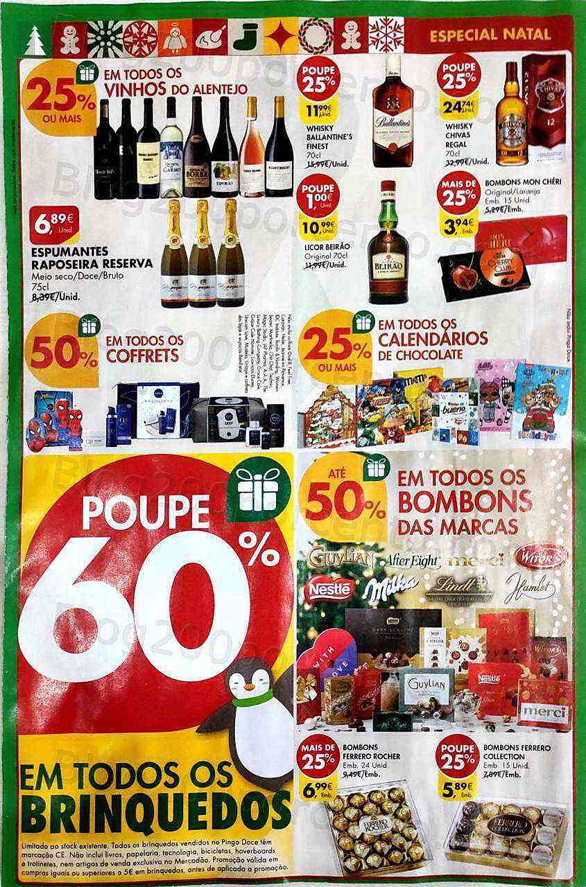 Antevisão Folheto PINGO DOCE Promoções Fim de Semana - 1 a 5 dezembro