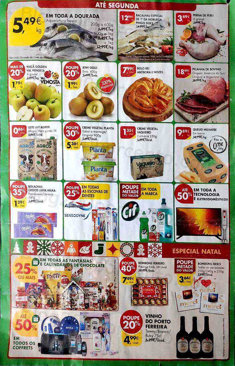 Antevisão Folheto PINGO DOCE Promoções Fim de Semana - 25 a 28 novembro