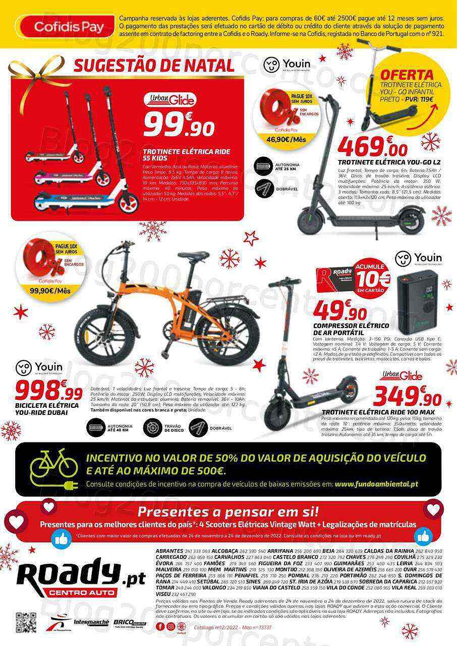 Antevisão Folheto ROADY Natal Promoções de 24 novembro a 24 dezembro