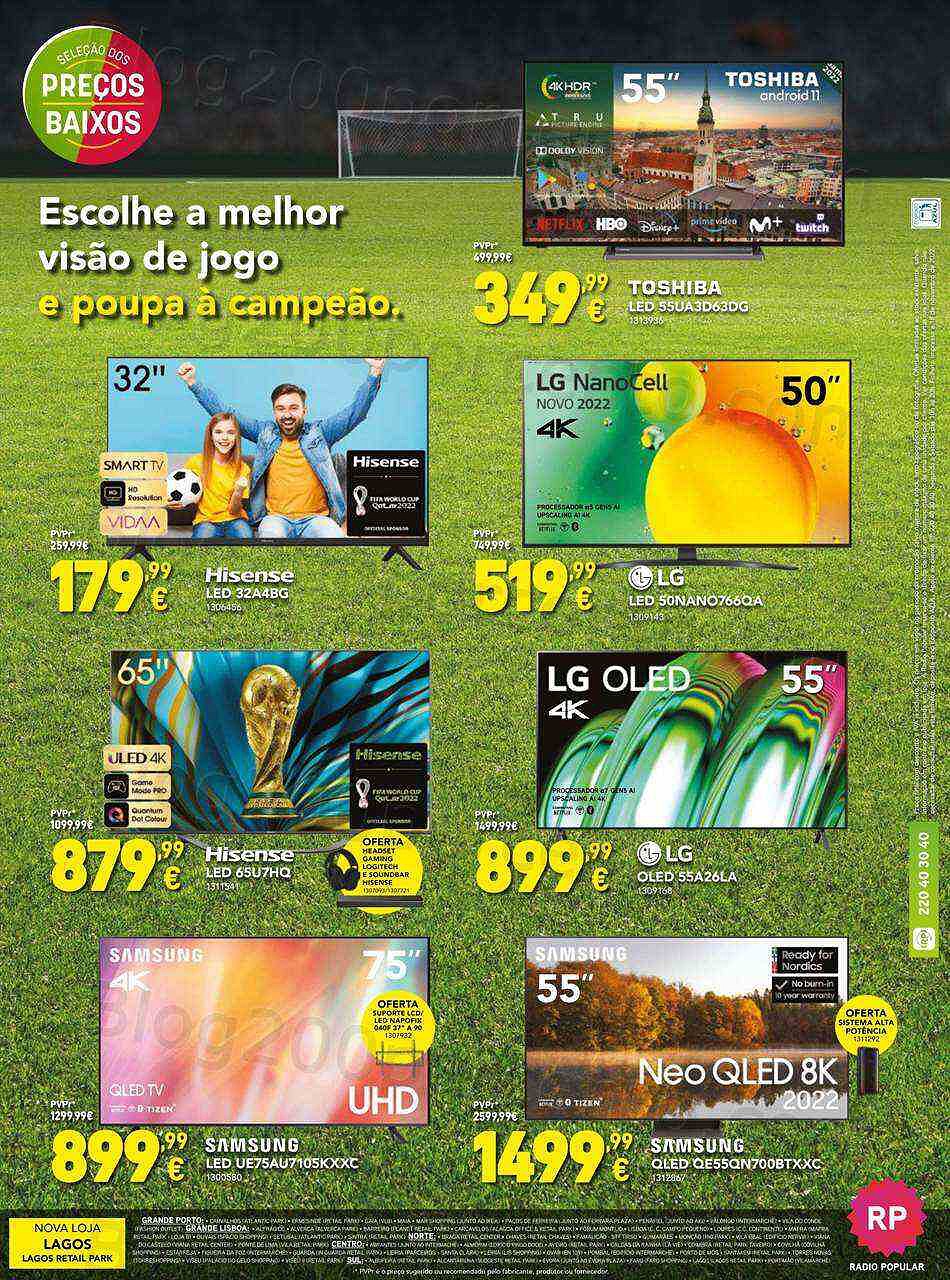 Antevisão Folheto RADIO POPULAR Natal Promoções de 29 novembro a 12 dezembro