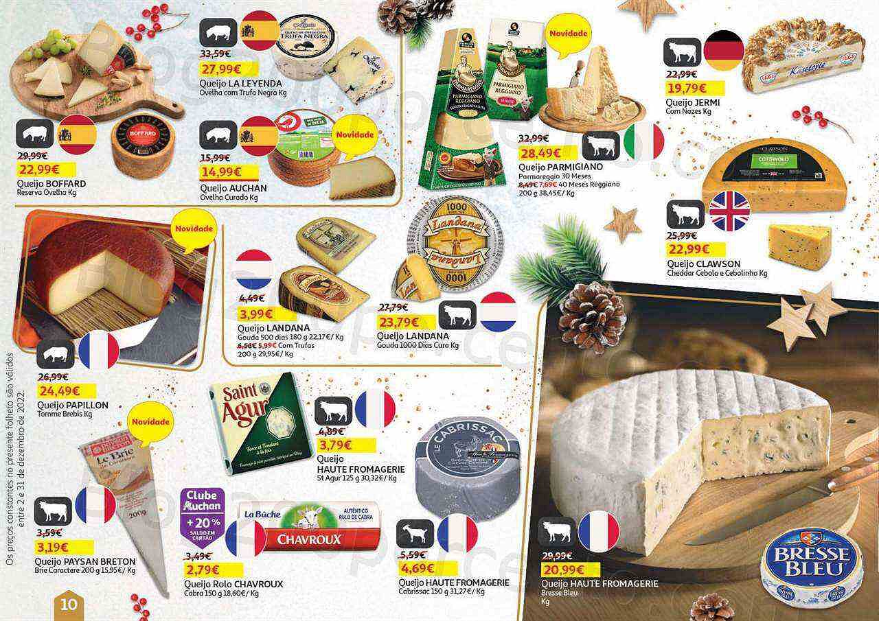 Antevisão Folheto AUCHAN Natal Gourmet Promoções de 2 a 31 dezembro