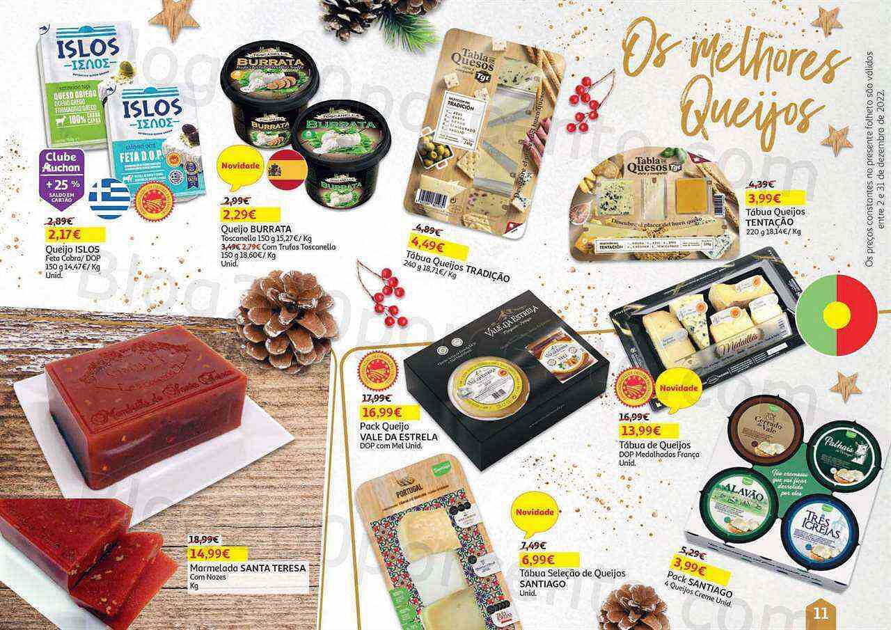 Antevisão Folheto AUCHAN Natal Gourmet Promoções de 2 a 31 dezembro