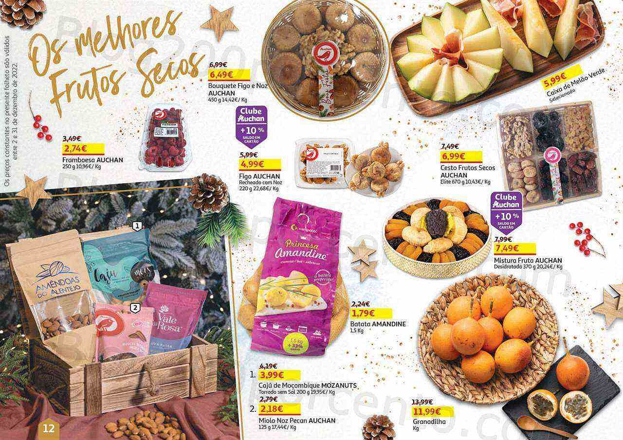 Antevisão Folheto AUCHAN Natal Gourmet Promoções de 2 a 31 dezembro