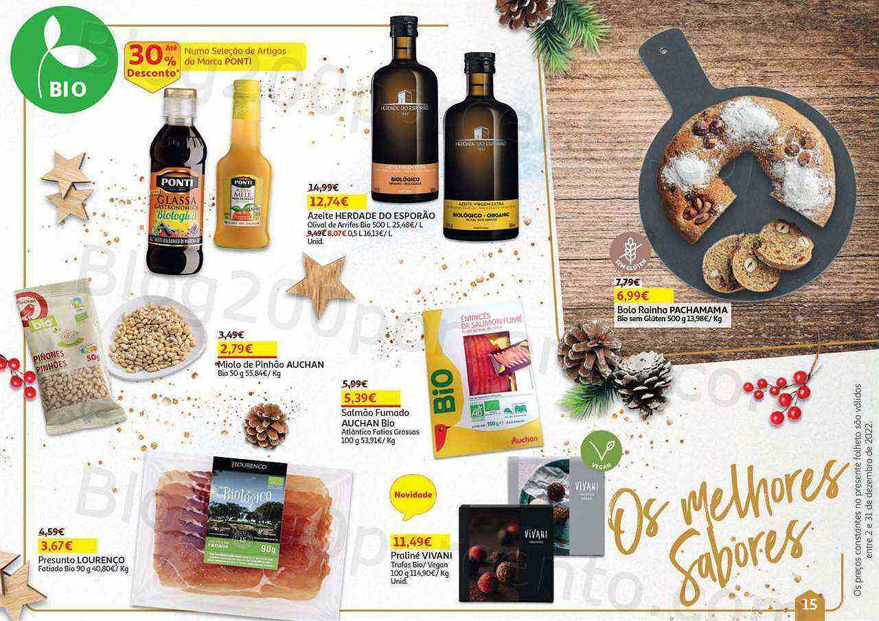 Antevisão Folheto AUCHAN Natal Gourmet Promoções de 2 a 31 dezembro