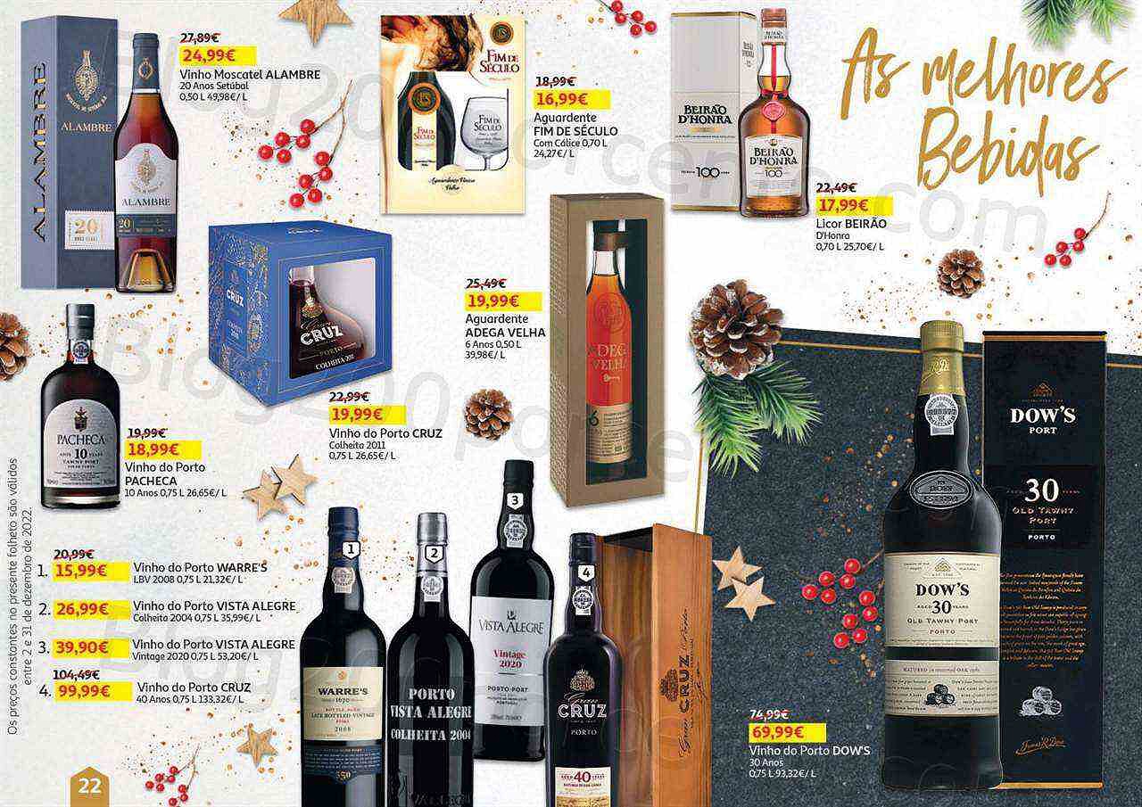 Antevisão Folheto AUCHAN Natal Gourmet Promoções de 2 a 31 dezembro