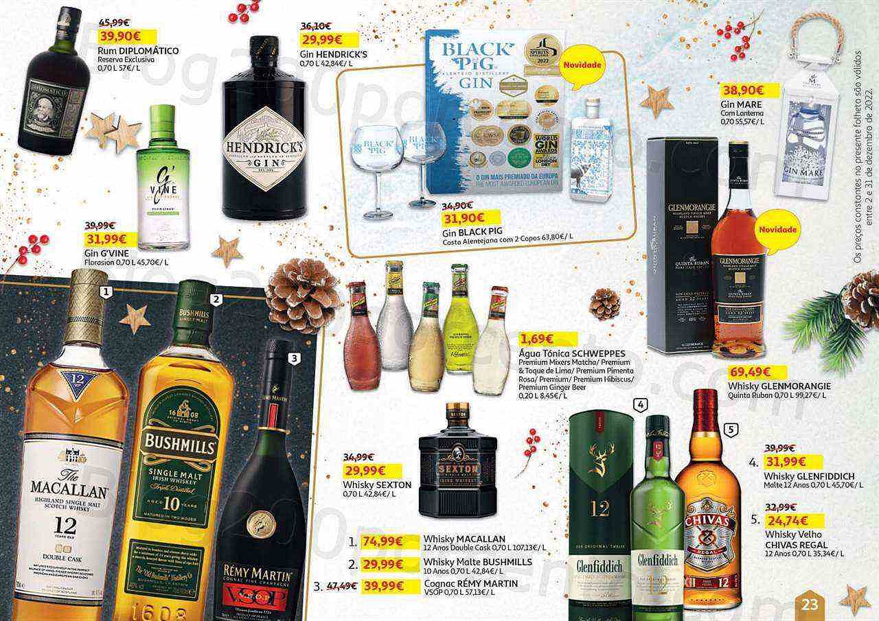 Antevisão Folheto AUCHAN Natal Gourmet Promoções de 2 a 31 dezembro