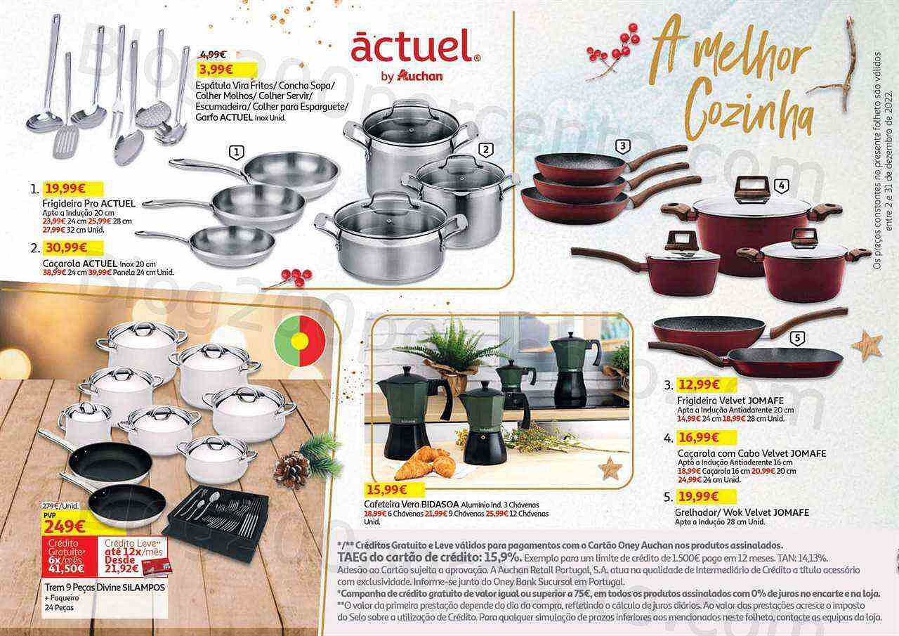 Antevisão Folheto AUCHAN Natal Gourmet Promoções de 2 a 31 dezembro