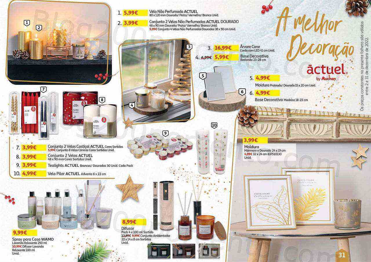 Antevisão Folheto AUCHAN Natal Gourmet Promoções de 2 a 31 dezembro