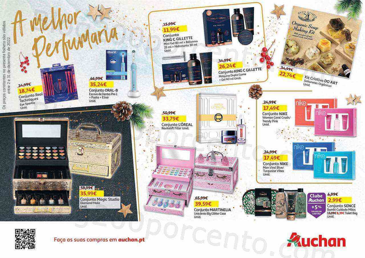 Antevisão Folheto AUCHAN Natal Gourmet Promoções de 2 a 31 dezembro