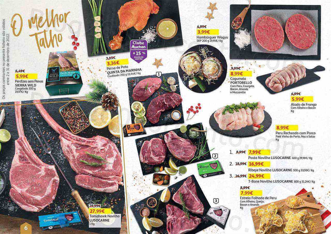 Antevisão Folheto AUCHAN Natal Gourmet Promoções de 2 a 31 dezembro