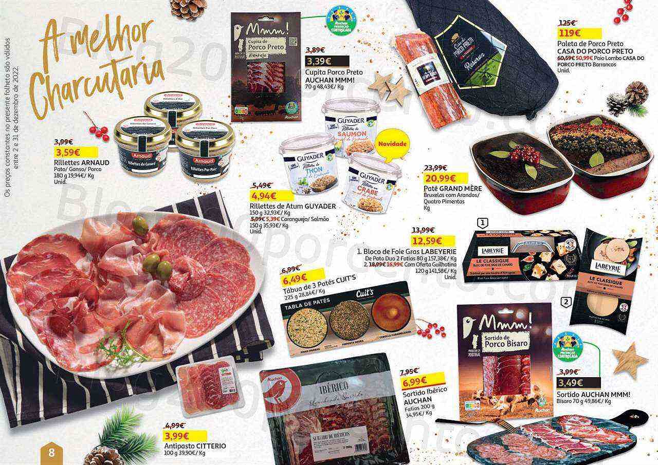 Antevisão Folheto AUCHAN Natal Gourmet Promoções de 2 a 31 dezembro