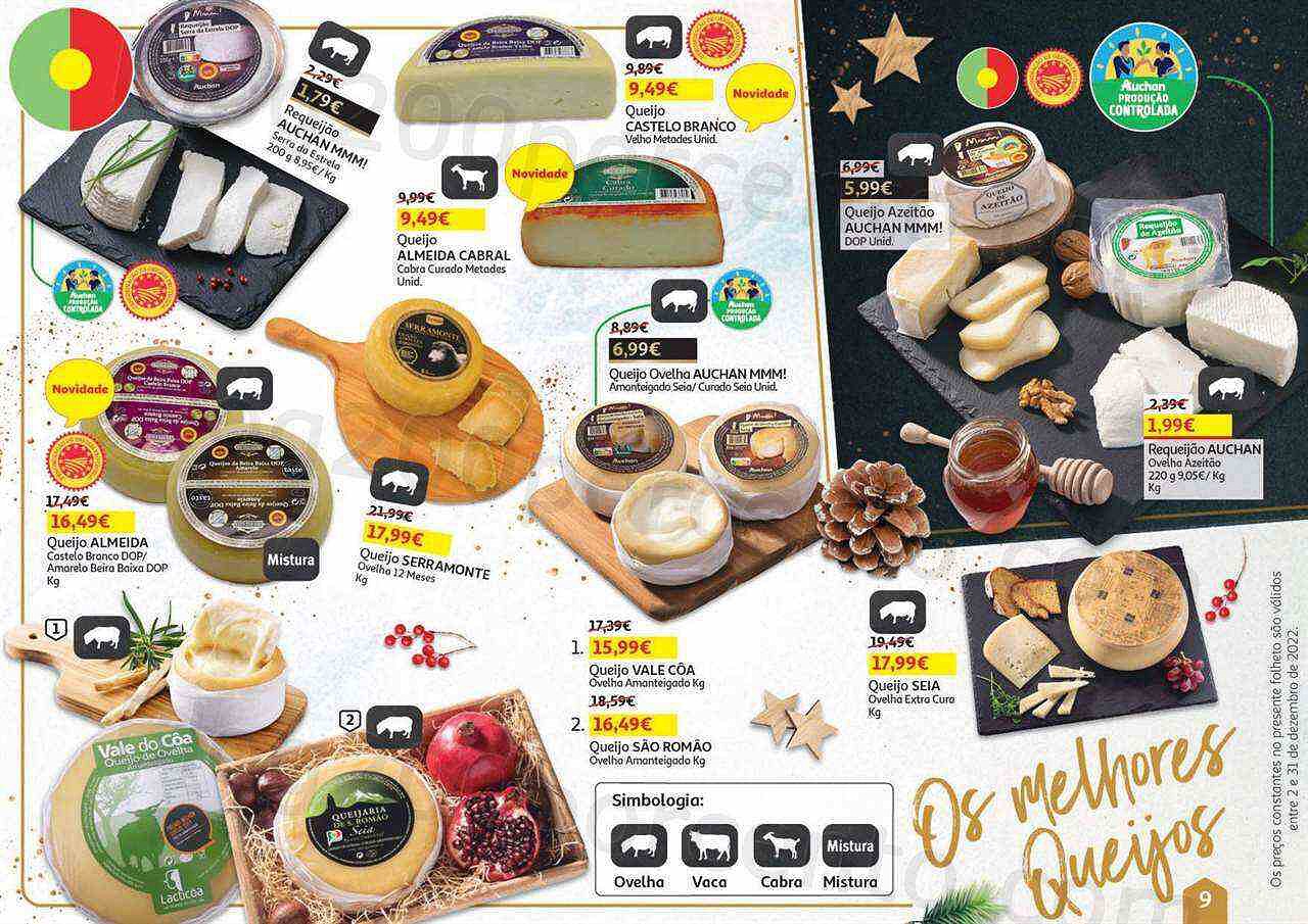 Antevisão Folheto AUCHAN Natal Gourmet Promoções de 2 a 31 dezembro