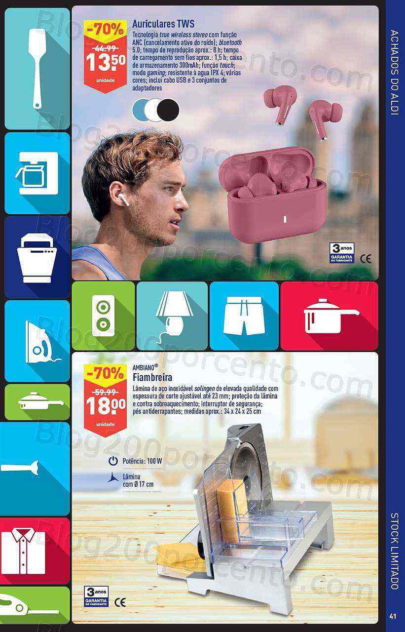 Antevisão Folheto ALDI Saldos + Aberturas S. João da Madeira - 23 novembro a 20 dezembro