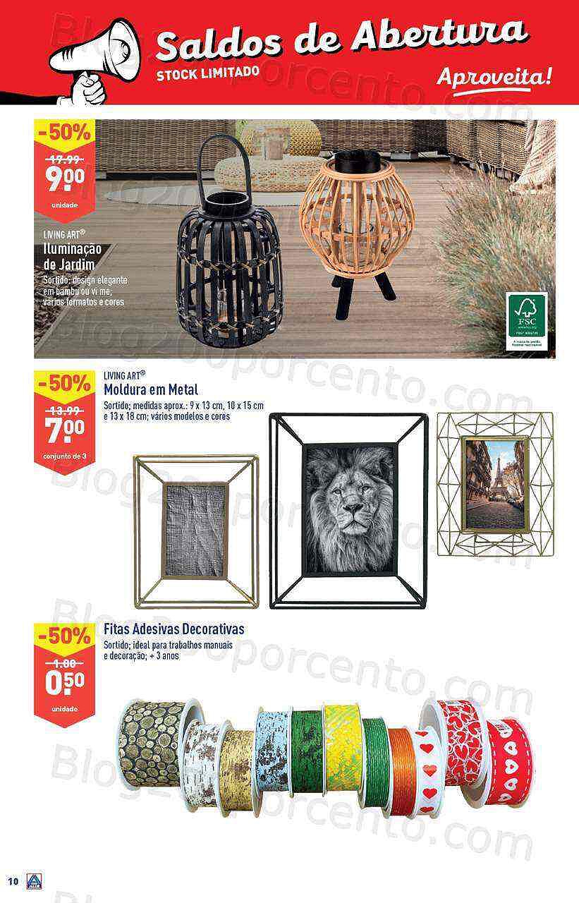 Antevisão Folheto ALDI Saldos + Aberturas S. João da Madeira - 23 novembro a 20 dezembro