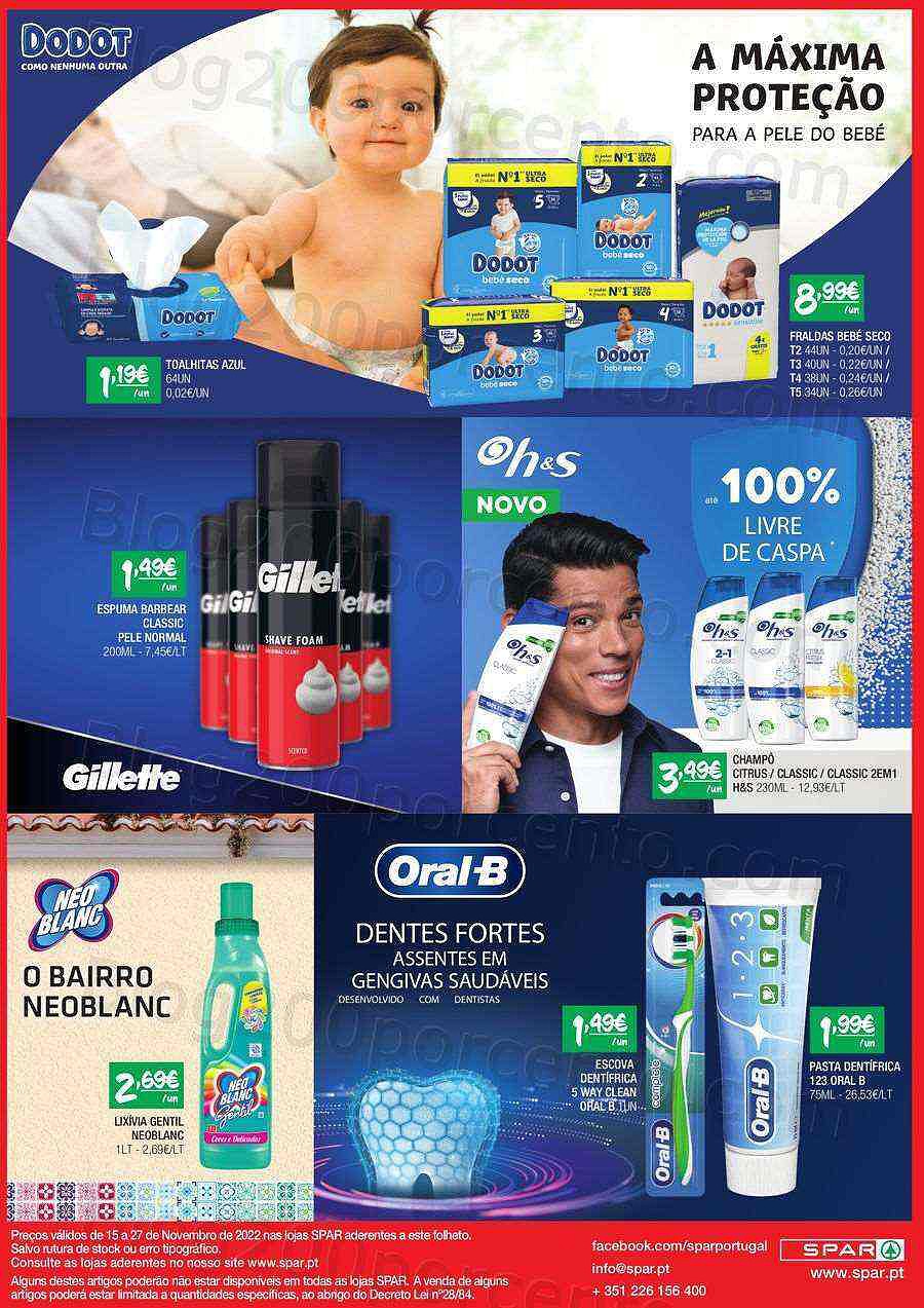 Antevisão Folheto SPAR Promoções até 27 novembro