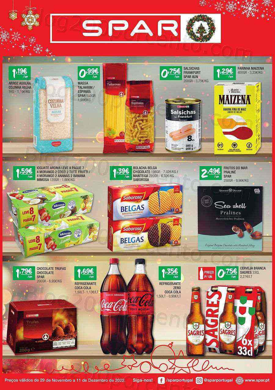 Antevisão Folheto SPAR Promoções de 29 novembro a 11 dezembro