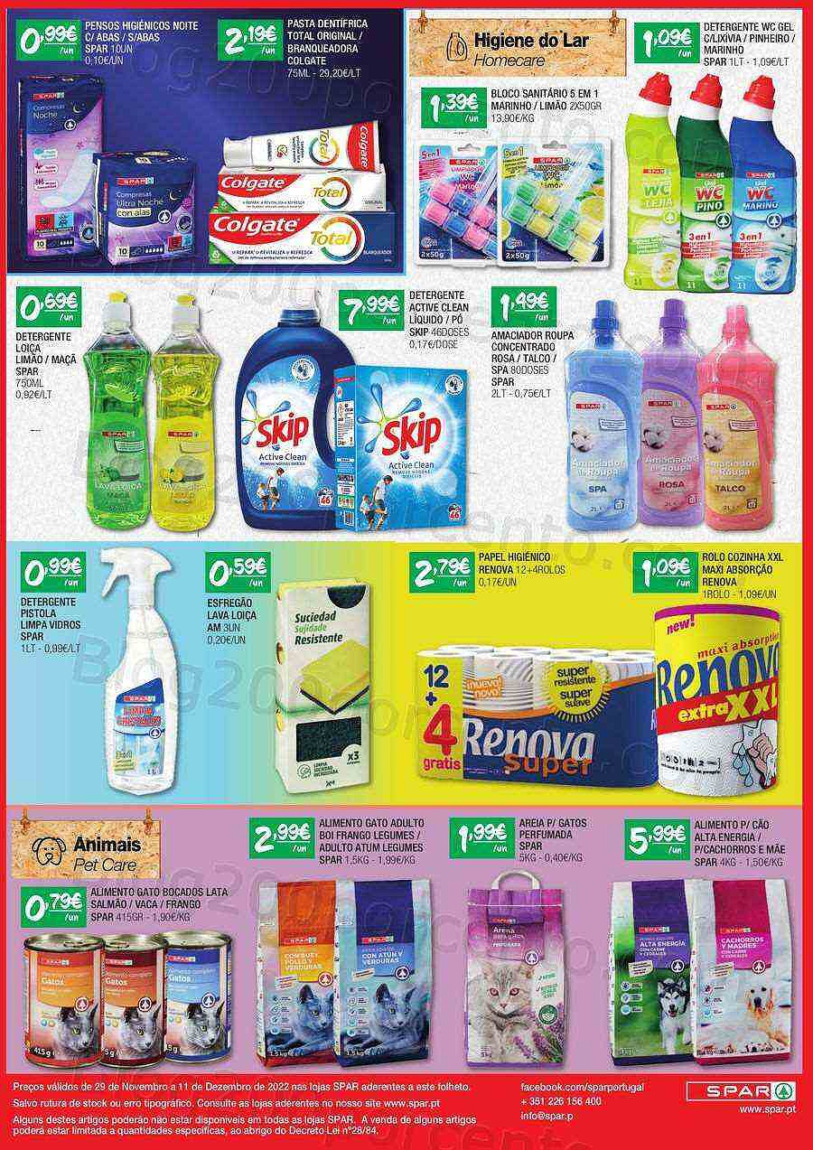 Antevisão Folheto SPAR Promoções de 29 novembro a 11 dezembro